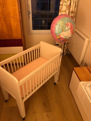 Berceau sur roulettes