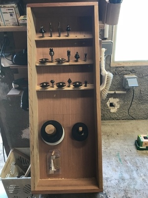 Rangement mèche de défonceuse