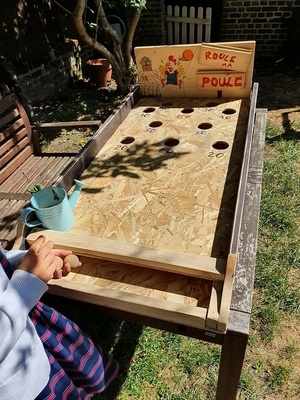 Jeux en bois - Roule ma poule et le Pirate