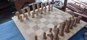 Plateau + pièces d'échec