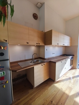 Cuisine frêne et noyer