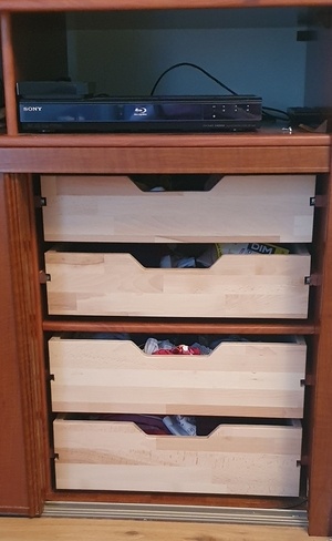 Tiroirs pour placard de chambre