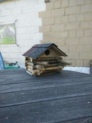 Nichoir cabane en rondins