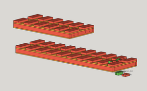 Gabarit pour dégauchir à la raboteuse