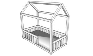 Lit cabane Montessori