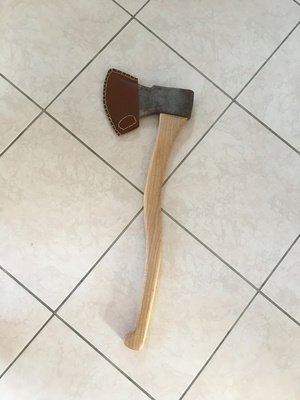 Un manche de hache fin