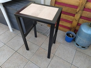 Chevet bois et acier