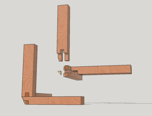 Assemblage à 2 coupes