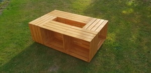 Table basse en cagette