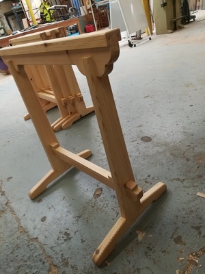 Tréteau démontable en épicéa