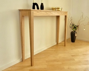 Console en chêne rouge