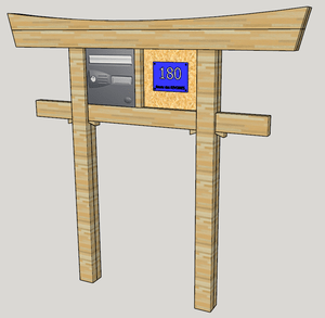 Support de boite aux lettres