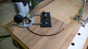 Défonceuse : creusage en cercle