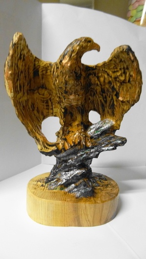 Aigle sur son rocher