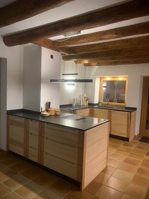 Cuisine en frêne massif