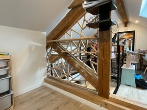 Garde corps asymétrique