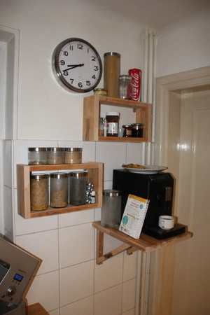 Petites étagères de cuisine