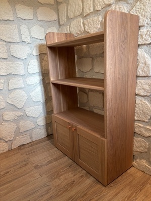 Bibliothèque enfant en chêne massif