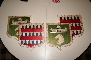 Marqueterie pour un jumellage France Croatie