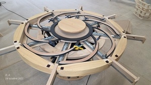 Table ronde extensible