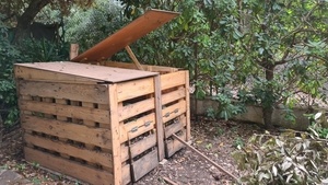 Composteur en bois de palettes