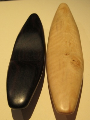 Deux nouveaux kayaks: buis et ébène