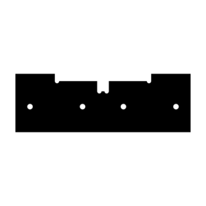 Gabarit pour usinage du système de verrouillage Ferrure tubulaire bout de table FM-STOP Pöttker
