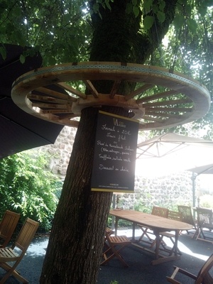 Des roues autour des arbres