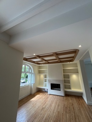Habillage plafond bois