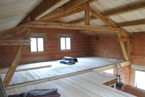 Charpente pour notre futur chez nous.