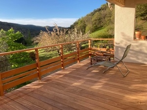 Chantier terrasse exotique