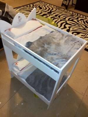 Lit superposé poupée de ma fille