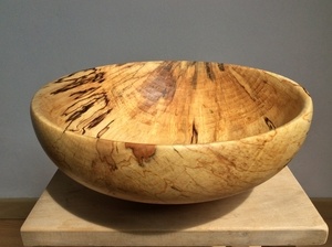 Saladier en érable échauffé