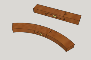 Trait de jupiter droit et cintré