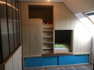 Une chambre pour 3 enfants.