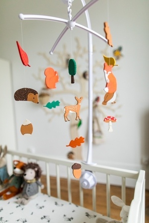 Guirlande et mobile forestiers
