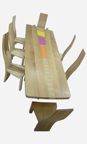 Table de réunion en chêne