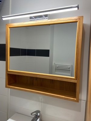 Meuble miroir de salle de bain