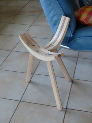 Le tabouret fini
