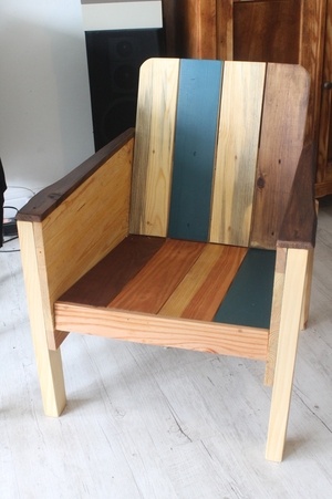 Fauteuil bois