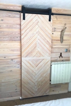 Porte coulissante 100% Recup