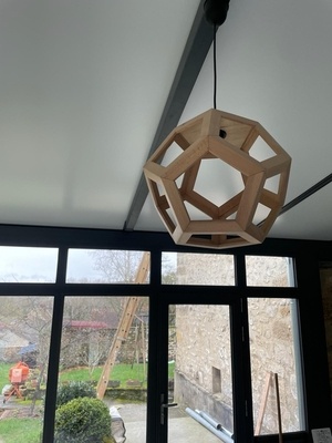 Luminaire dodécaèdre