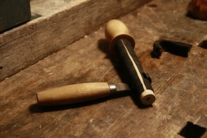 Brunissoir pour couteau croche et gouge