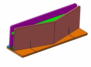 Gabarit queue aronde scie circulaire