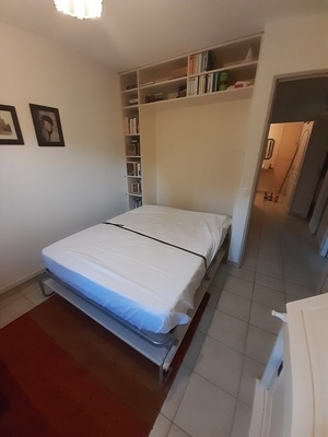 Lit escamotable bibliothèque