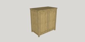 Petit meuble à farine (bahut bas)