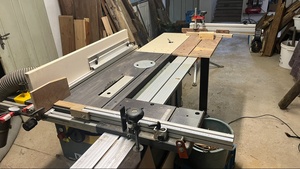 Bestcombi 2000 avec rallonge de rail et défonceuse sous table