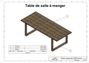 Table de salle à manger