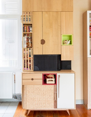 Meuble rangement cache-chaudière