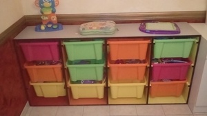 Meuble caisses à jouets